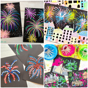 Colorful Crafty Explosions: 15+ Fireworks Crafts for Kids - Craft Ideas ...